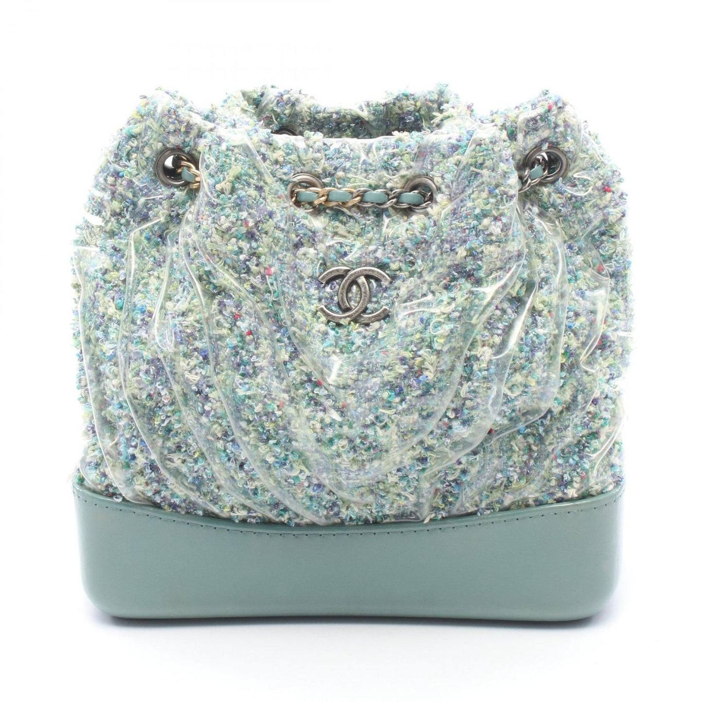 Chanel Backpack Gabriel de Small Emerald Green Fabric Vinyl