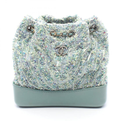 Chanel Backpack Gabriel de Small Emerald Green Fabric Vinyl