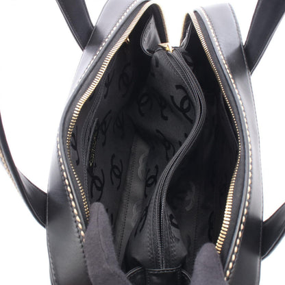 Chanel Handbag Wild Stitch Black Leather — view 3