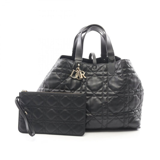 Dior Toujours Bag Large Micro Cannage Black Leather