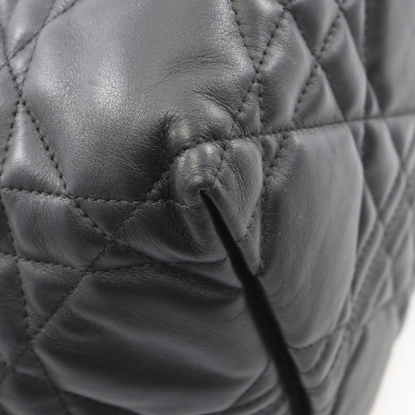Dior Toujours Bag Large Micro Cannage Black Leather — view 5