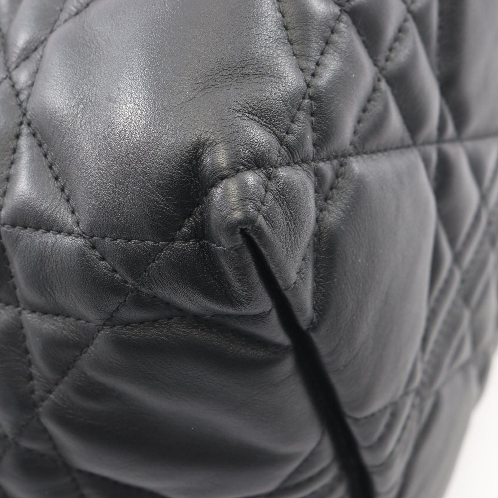 Dior Toujours Bag Large Micro Cannage Black Leather — view 5