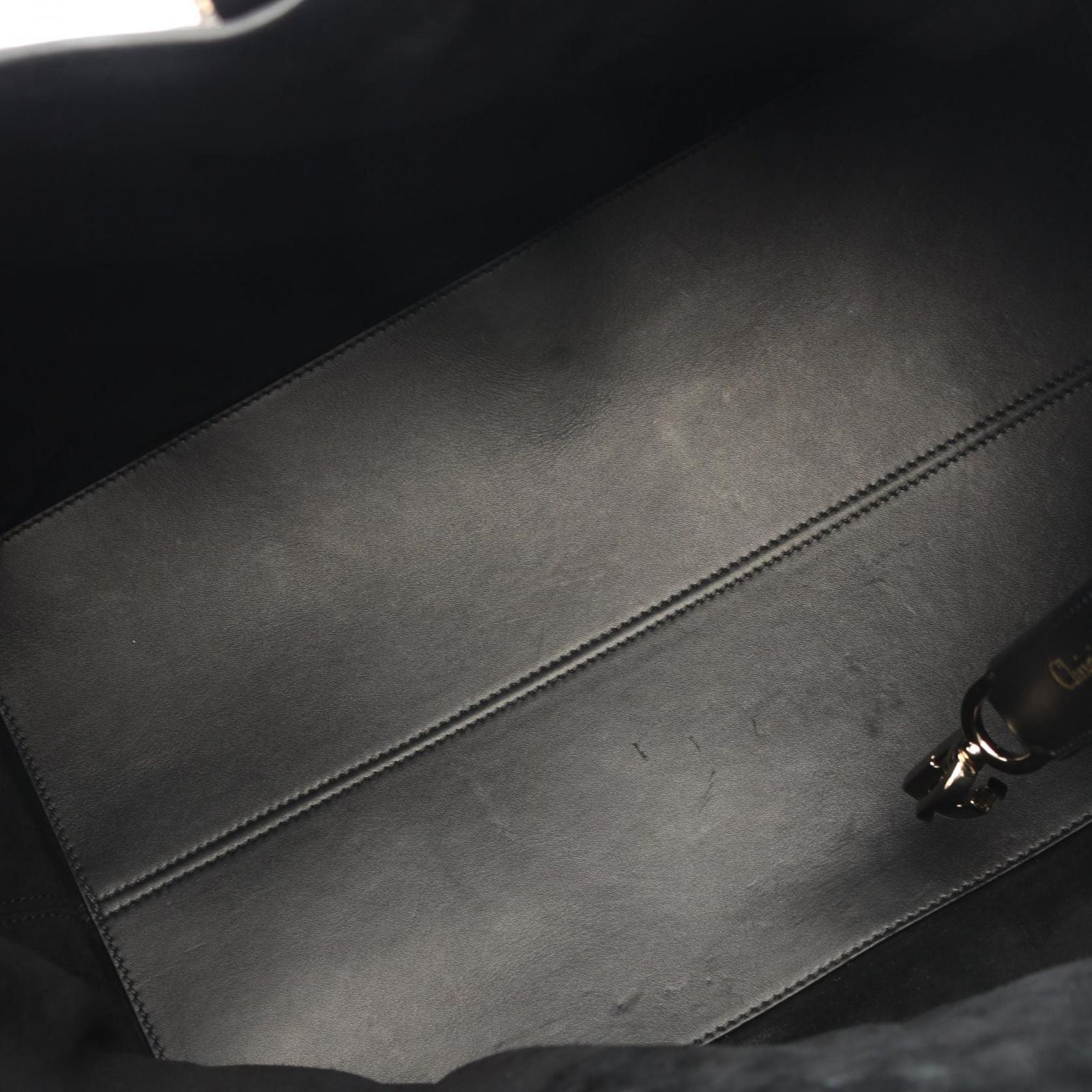 Dior Toujours Bag Large Micro Cannage Black Leather — view 7
