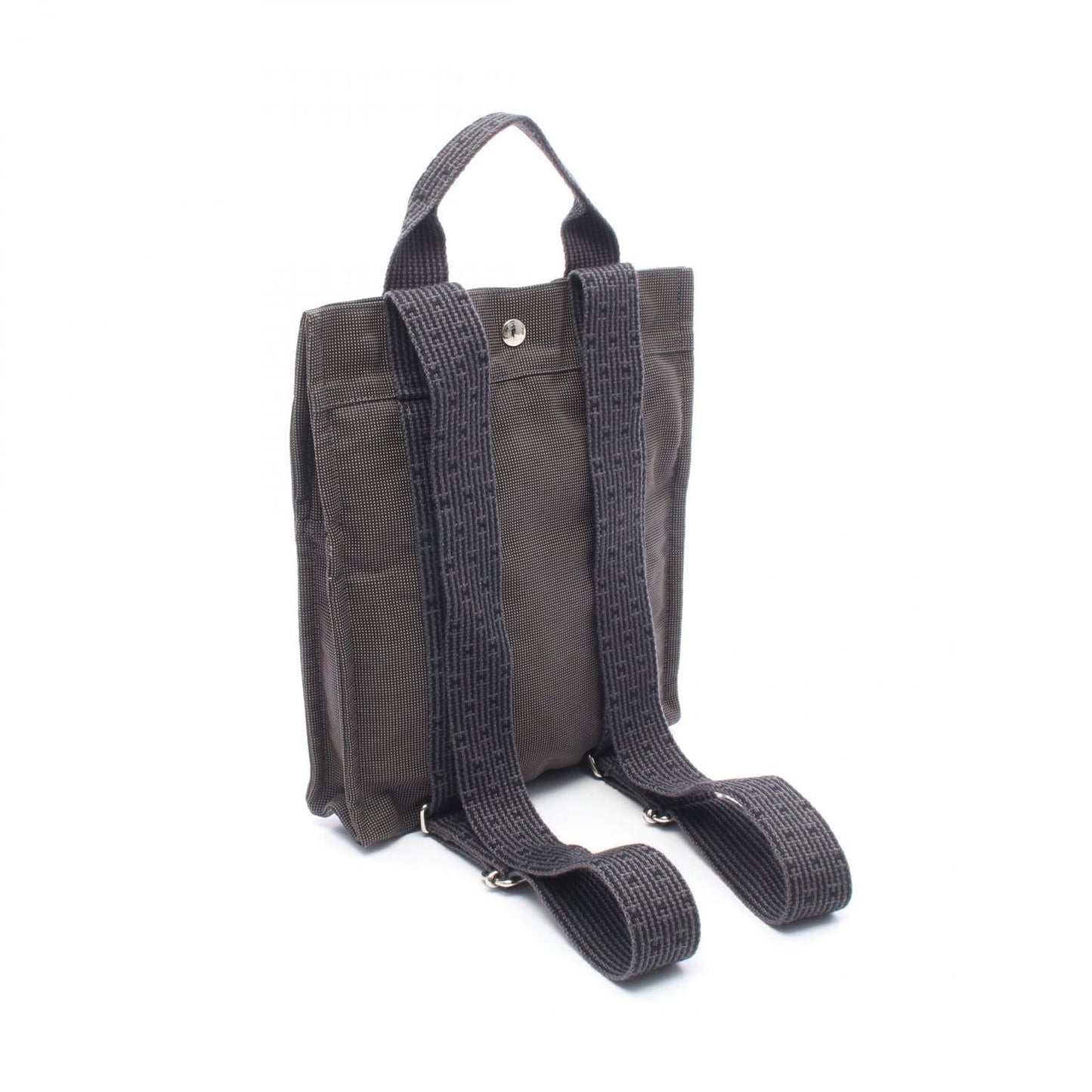 Hermes Backpack Her Line a Dos PM Gray Canvas — view 2