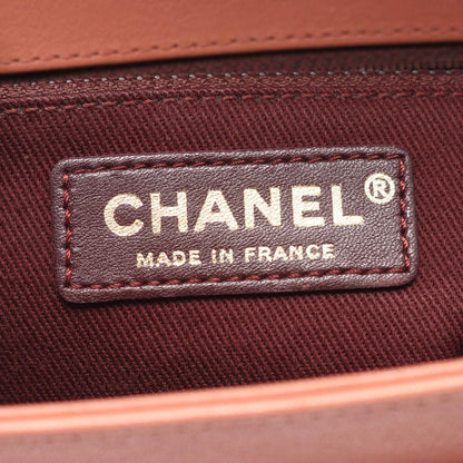 Chanel Shoulder Bag Quilted Pink Leather Chain — view 4