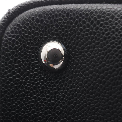 Chanel Tote on the Road Wild Stitch Black Caviar Leather on the — view 7