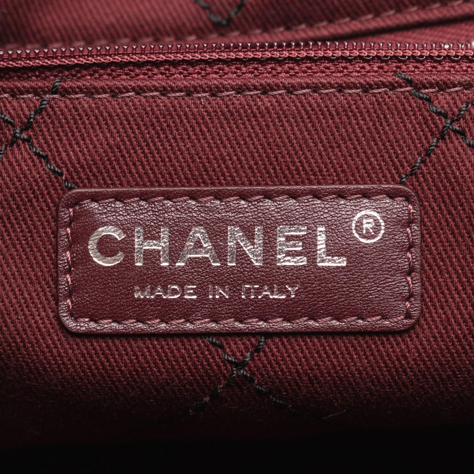 Chanel Tote on the Road Wild Stitch Black Caviar Leather on the — view 4