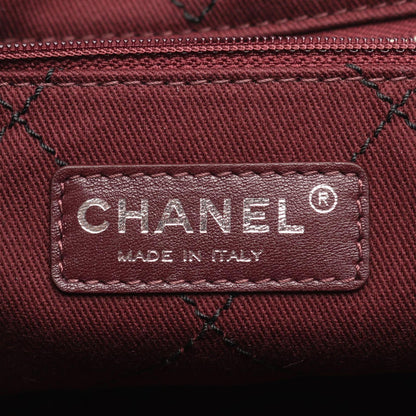 Chanel Tote on the Road Wild Stitch Black Caviar Leather on the — view 4