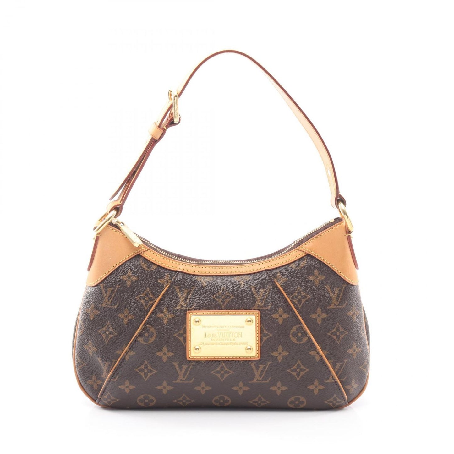 Louis Vuitton Shoulder Bag Thames PM Canvas Leather