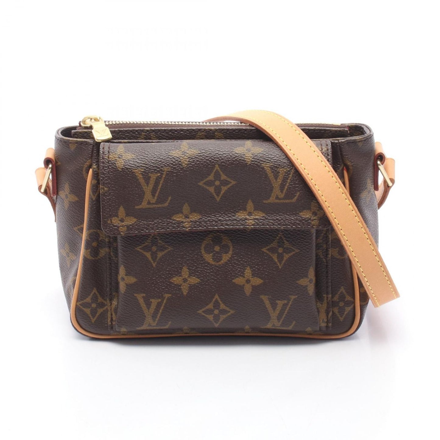 Louis Vuitton Shoulder Bag Viva City PM Canvas Leather
