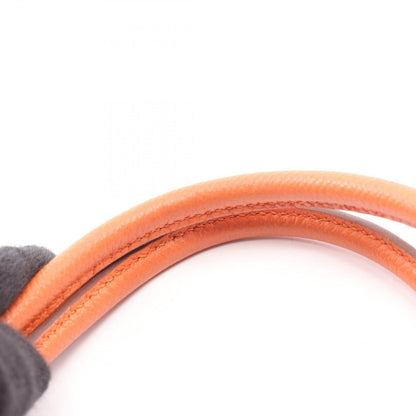 Hermes Handbag Plume Elan 28 Orange Leather Calf — view 9