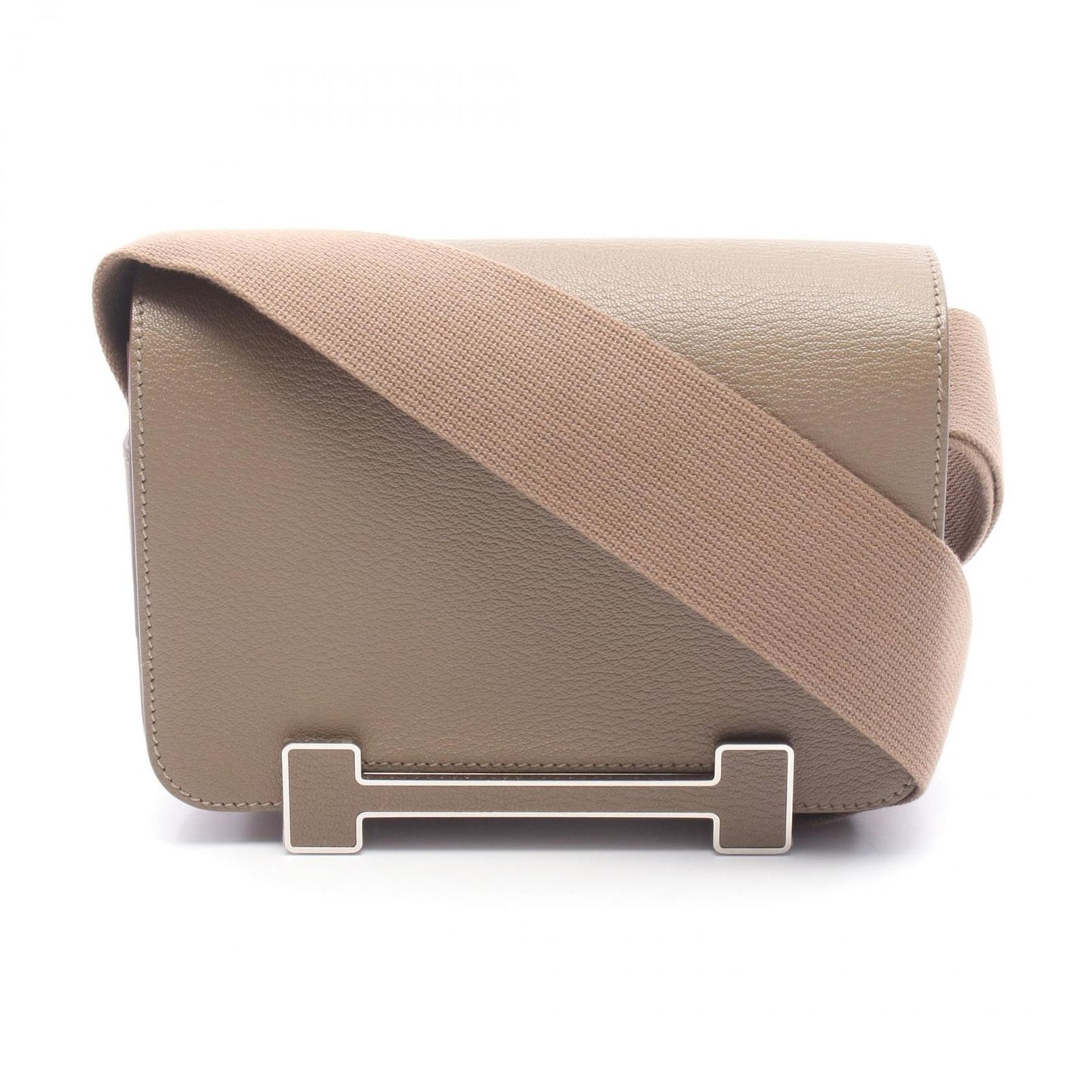 Hermes Shoulder Bag Geta Etoupe Leather