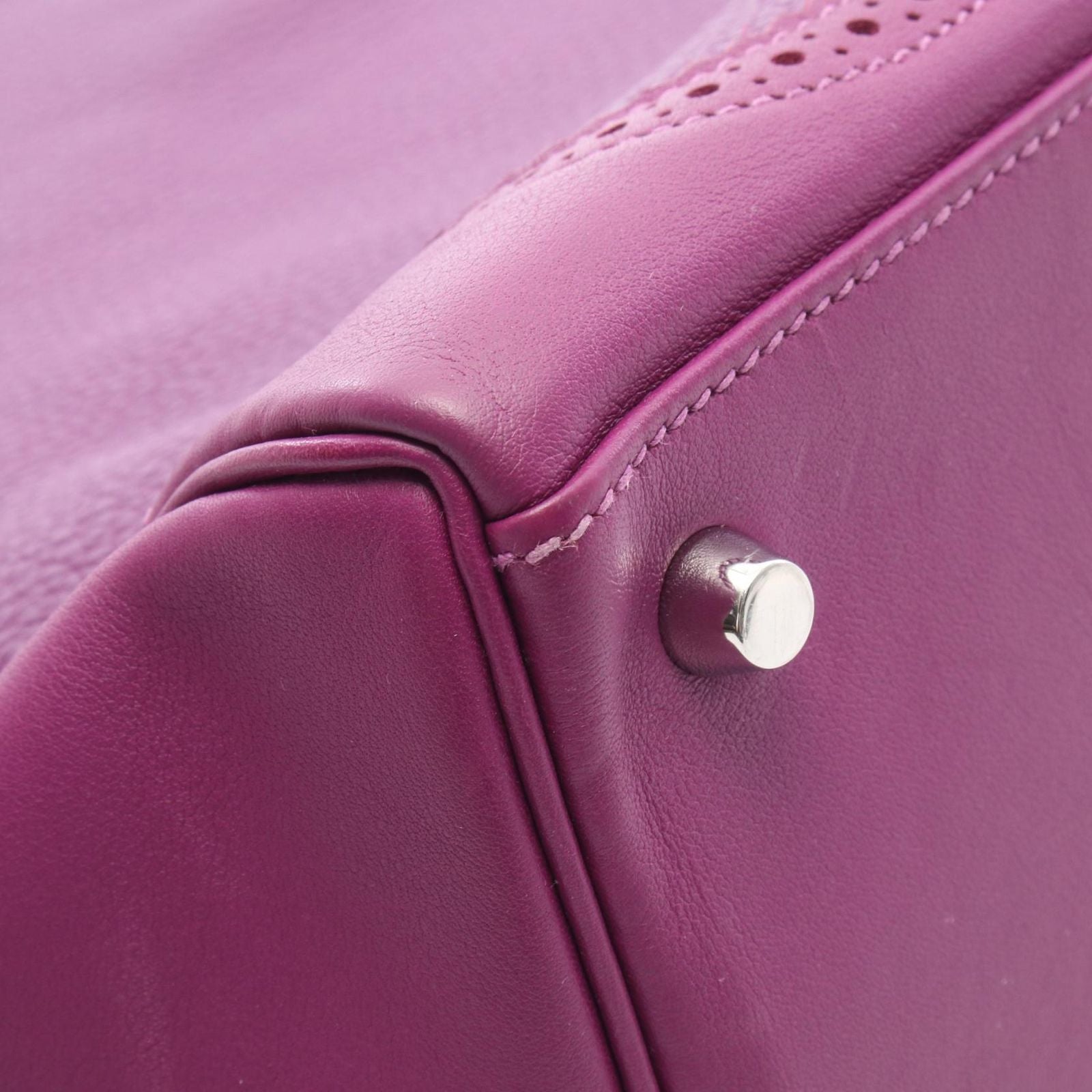 Hermes Handbag Kelly 35 Ghillies Retourne 2-Way Anemone Leather Calf — view 7