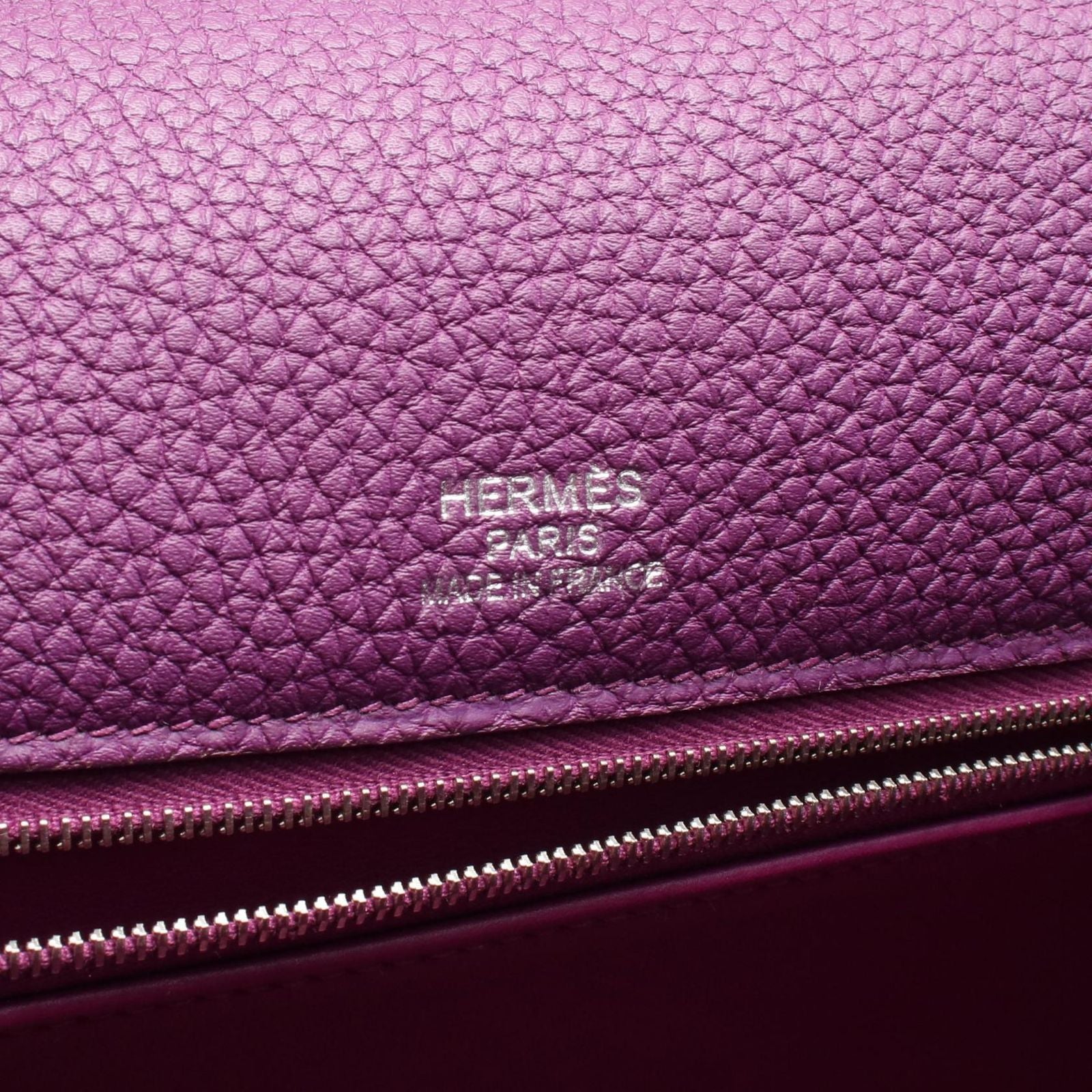 Hermes Handbag Kelly 35 Ghillies Retourne 2-Way Anemone Leather Calf — view 4