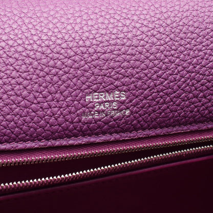 Hermes Handbag Kelly 35 Ghillies Retourne 2-Way Anemone Leather Calf — view 4