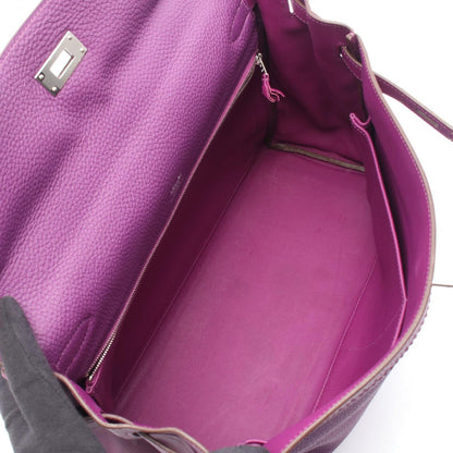 Hermes Handbag Kelly 35 Ghillies Retourne 2-Way Anemone Leather Calf — view 3