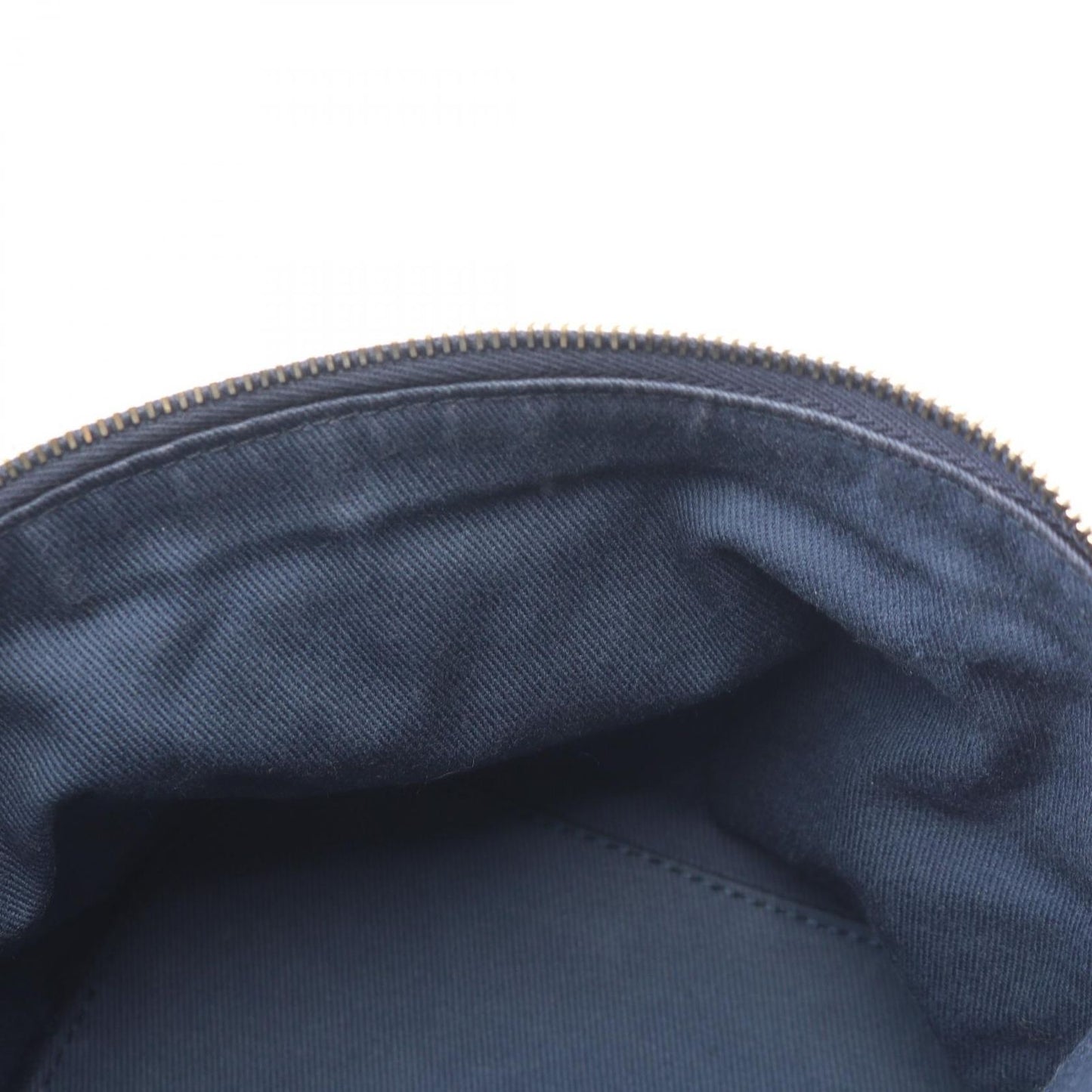 Chanel Shoulder Bag CC Logo Vanity 2-Way Denim Blue Quilted Chain — view 6
