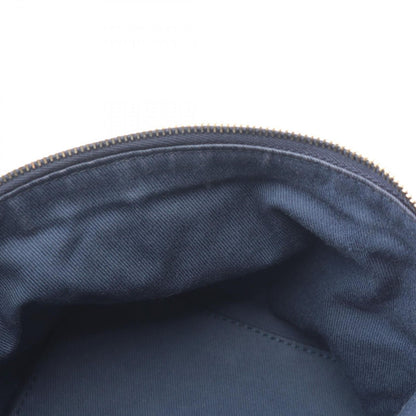 Chanel Shoulder Bag CC Logo Vanity 2-Way Denim Blue Quilted Chain — view 6