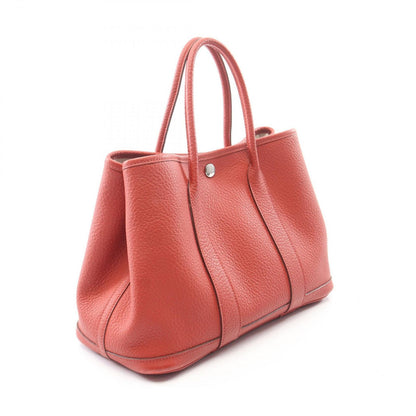 Hermes Tote Garden Party TPM Rouge Ducese Leather Calf — view 2