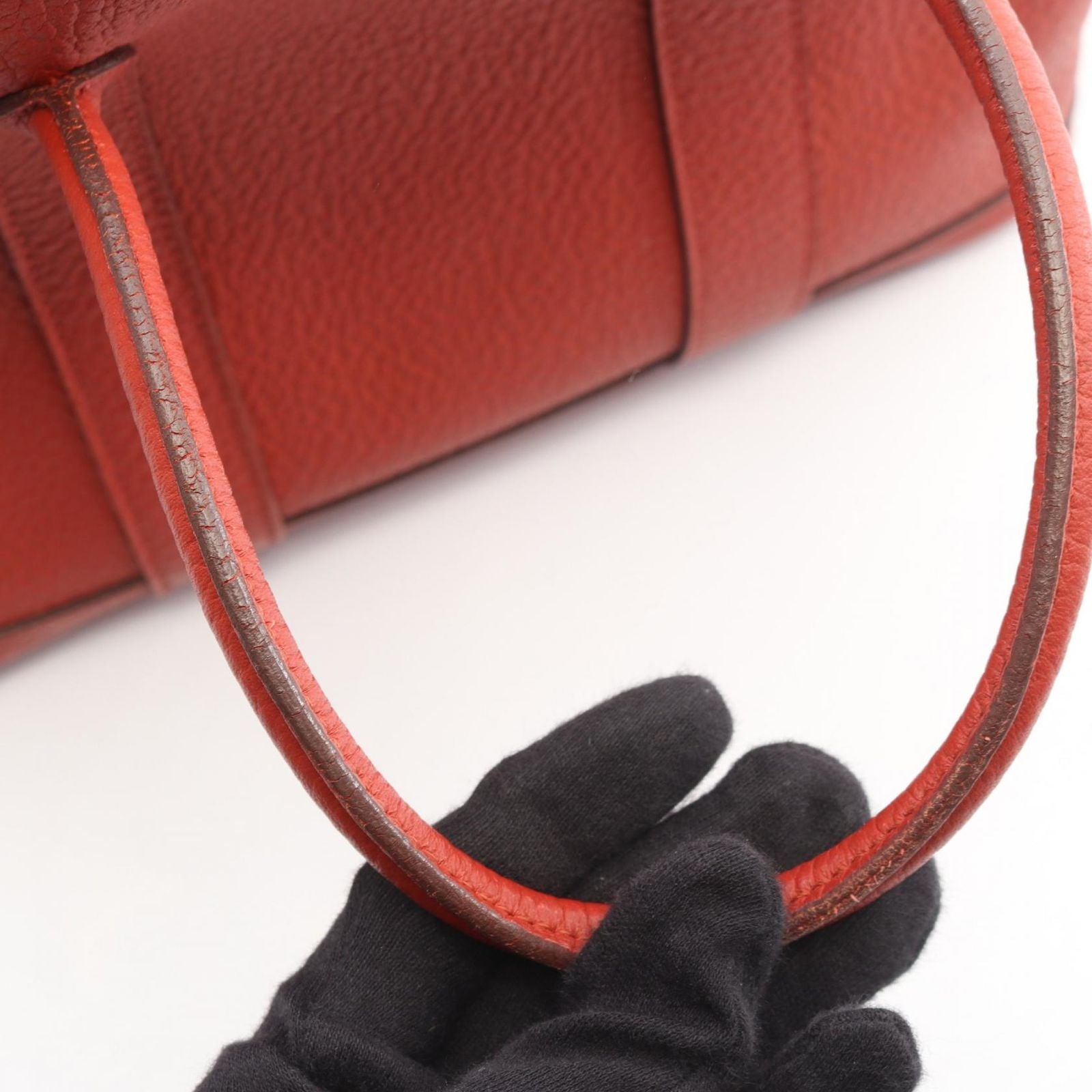 Hermes Tote Garden Party TPM Rouge Ducese Leather Calf — view 9