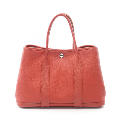 Hermes Tote Garden Party TPM Rouge Ducese Leather Calf