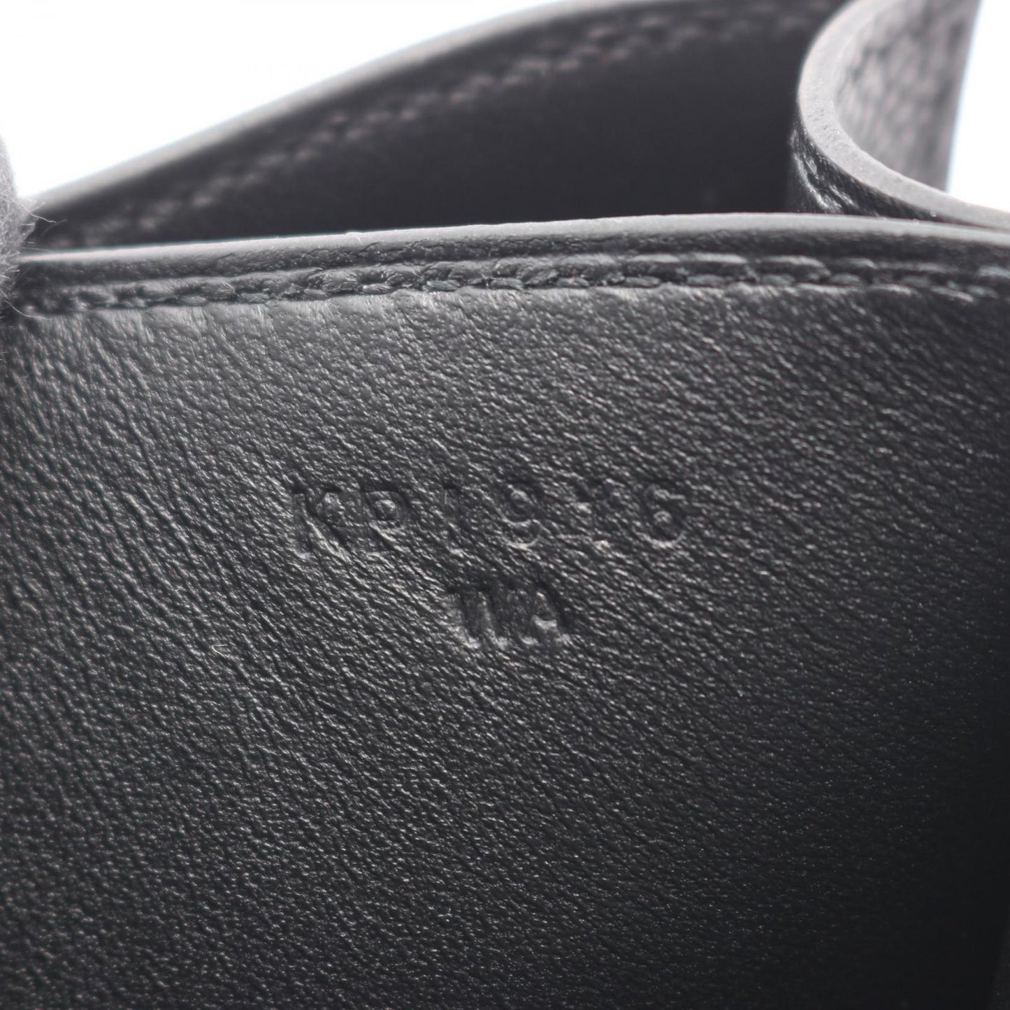 Hermes Shoulder Bag Constance 3 Mini Miroir Black Leather Calf — view 5