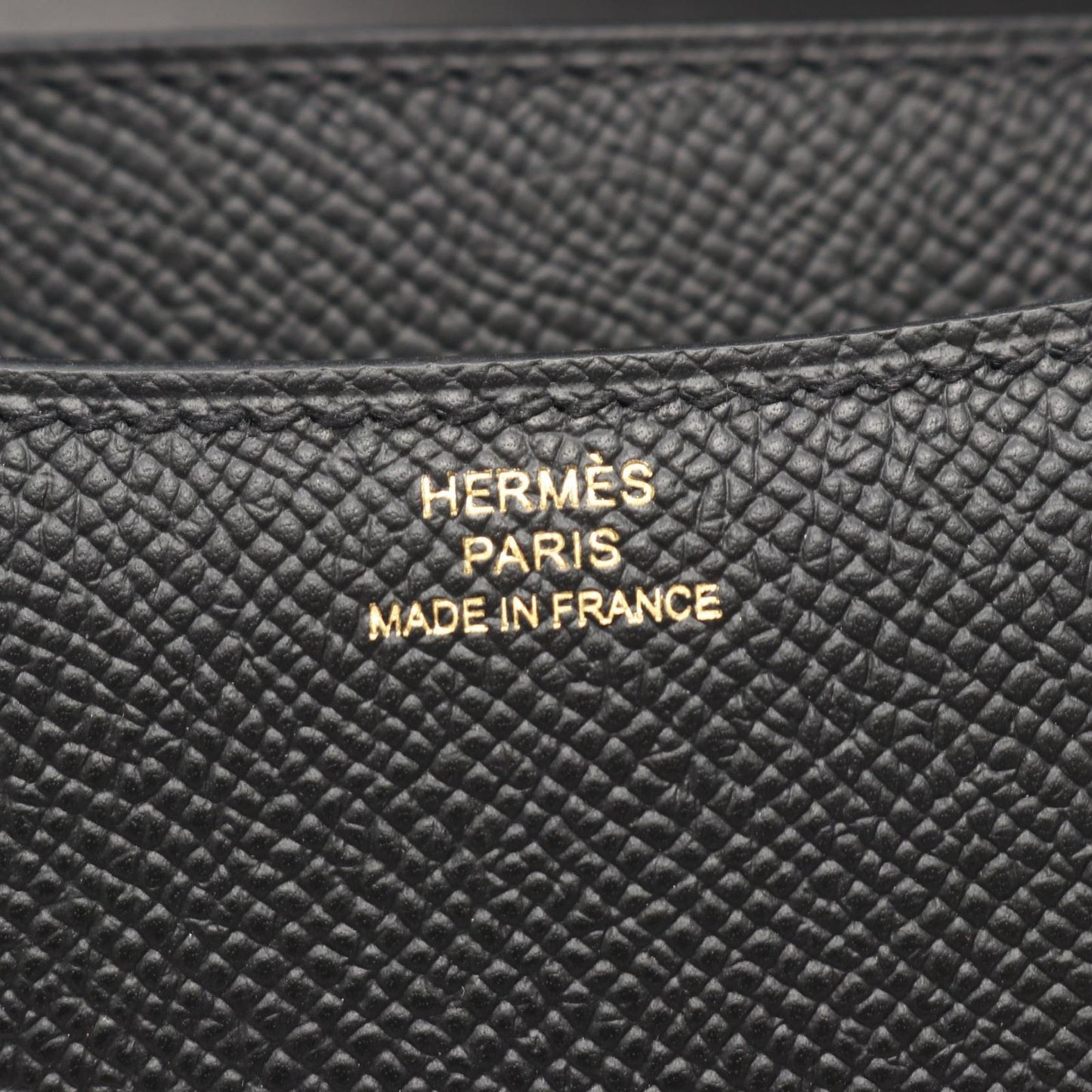 Hermes Shoulder Bag Constance 3 Mini Miroir Black Leather Calf — view 4