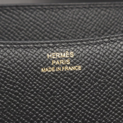 Hermes Shoulder Bag Constance 3 Mini Miroir Black Leather Calf — view 4