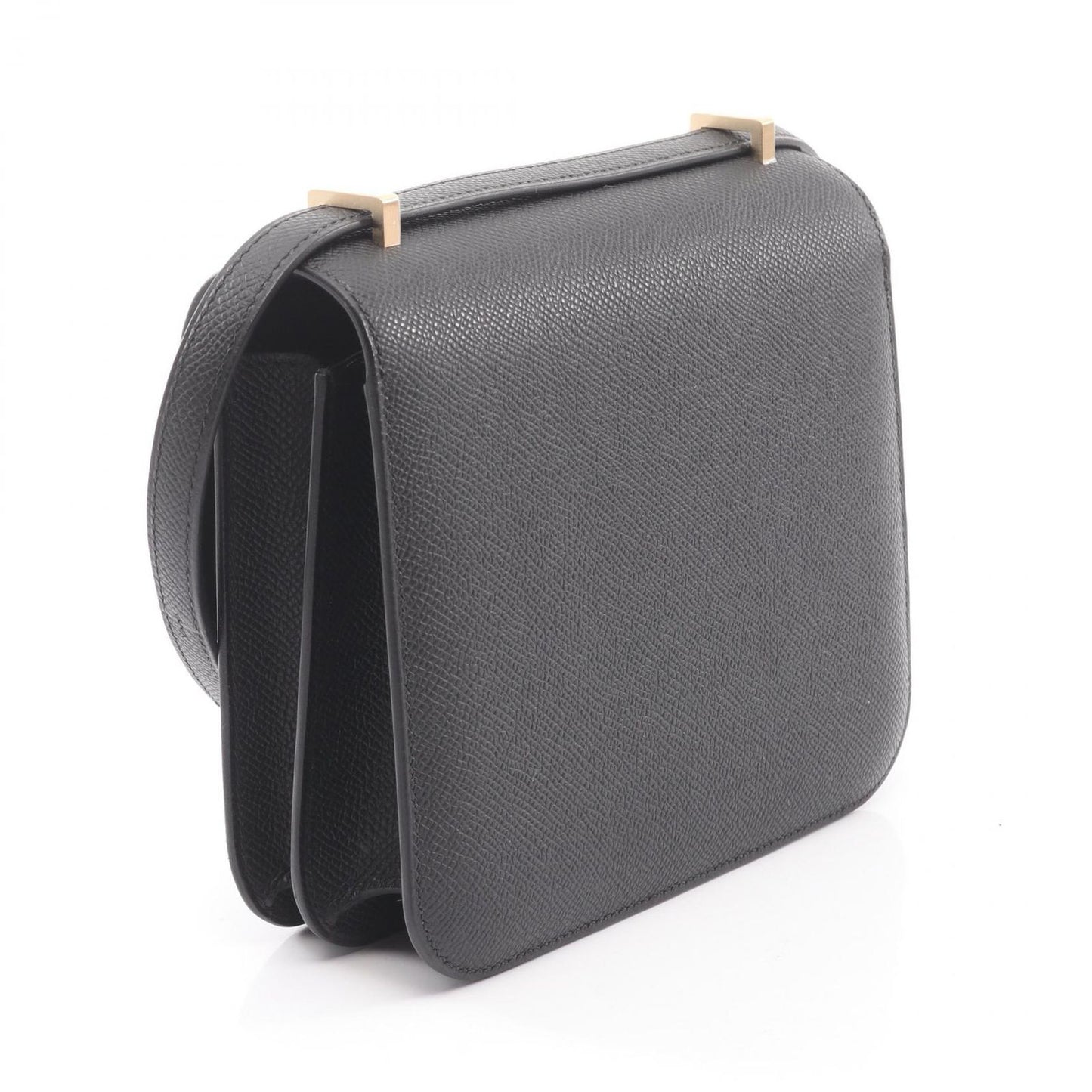 Hermes Shoulder Bag Constance 3 Mini Miroir Black Leather Calf — view 2