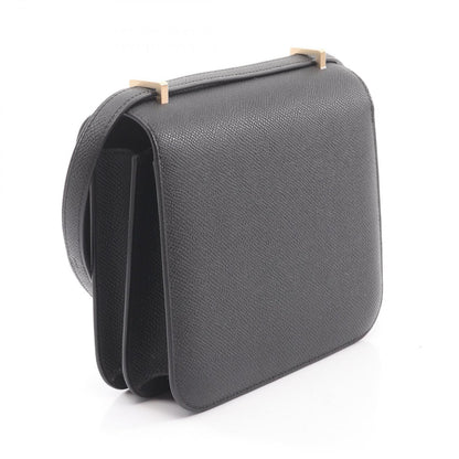 Hermes Shoulder Bag Constance 3 Mini Miroir Black Leather Calf — view 2