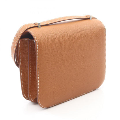 Hermes Shoulder Bag Constance 3 Mini Gold Leather Calf — view 2