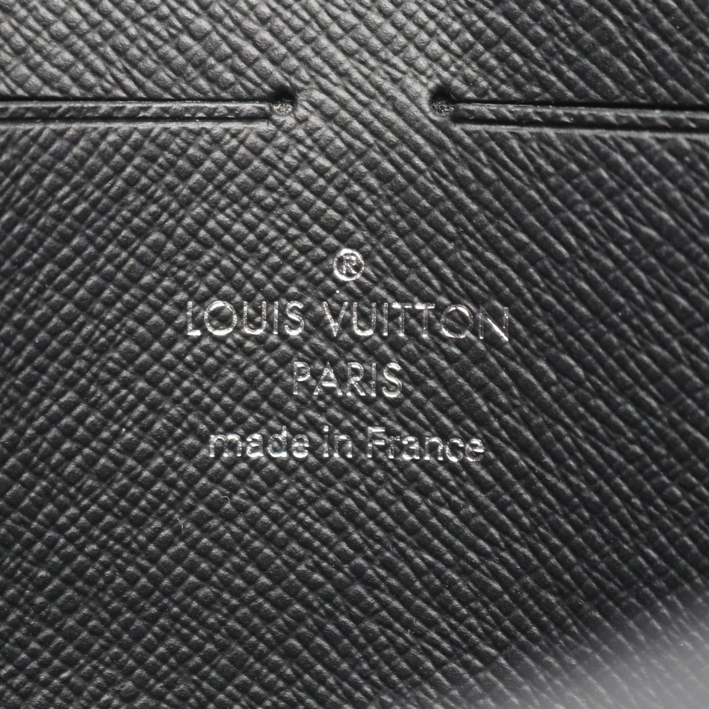 Louis Vuitton Clutch Pochette Voyage Monogram Eclipse Reverse Gray Canvas — view 4