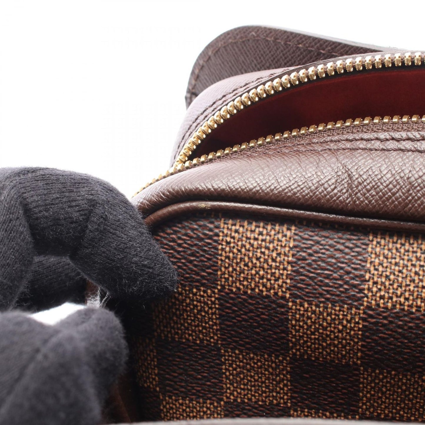 Louis Vuitton Handbag Triana Canvas Leather — view 7