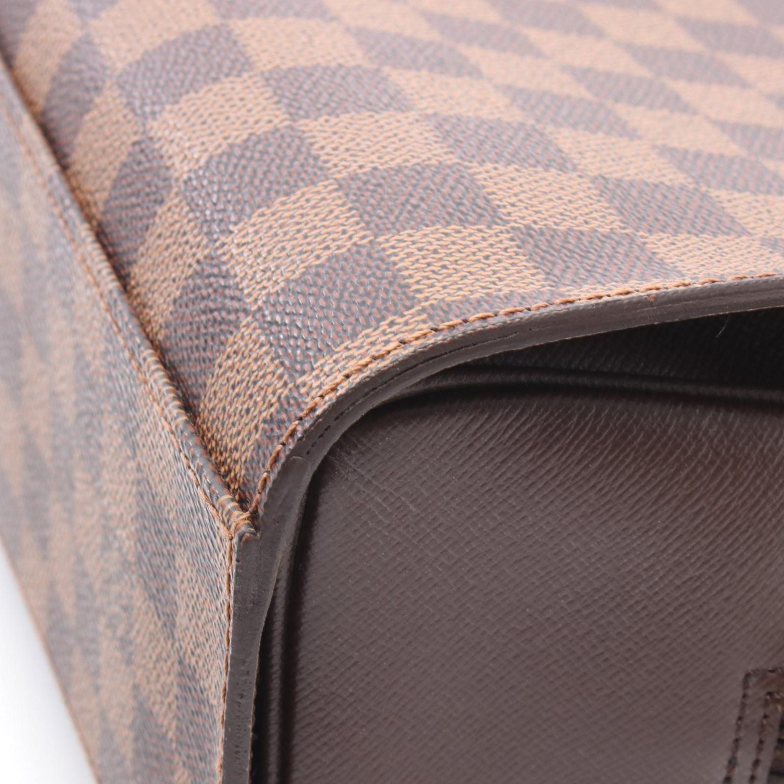 Louis Vuitton Handbag Triana Canvas Leather — view 8