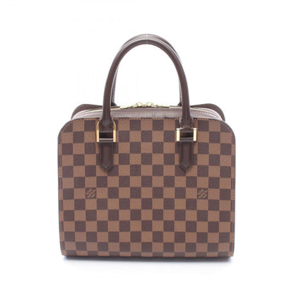 Louis Vuitton Handbag Triana Canvas Leather