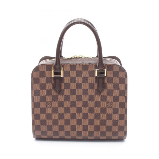 Louis Vuitton Handbag Triana Canvas Leather