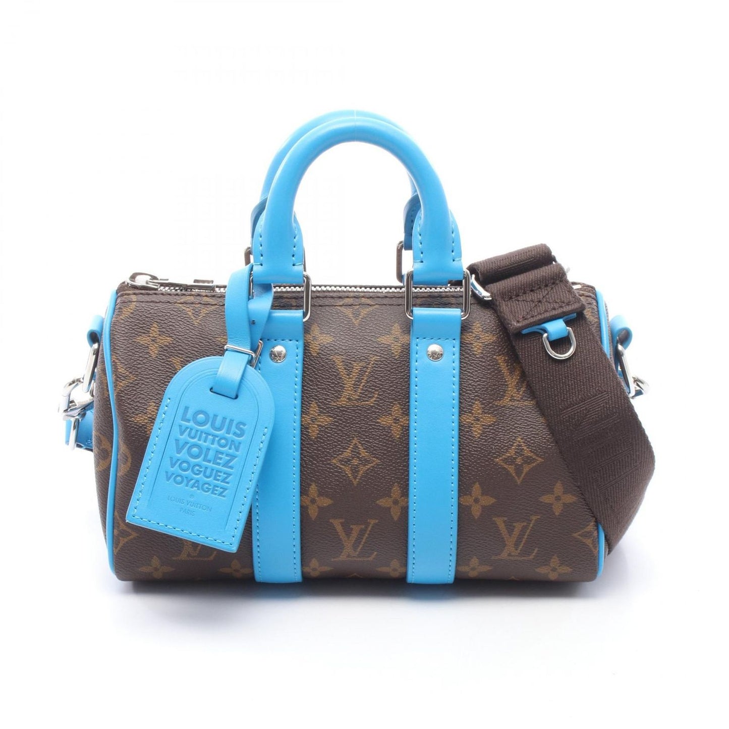 Louis Vuitton Handbag Keepall Bandouliere 25 LV Color Mania 2-Way Gaston Blue