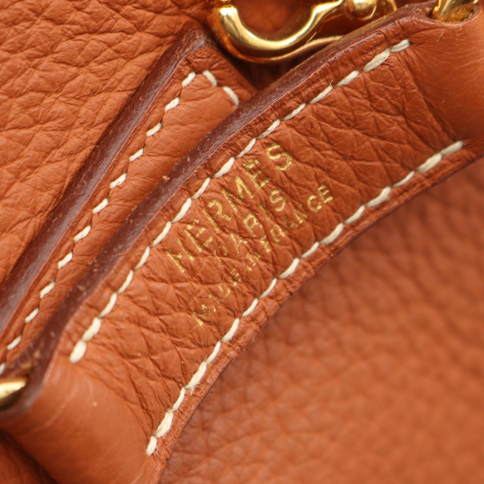 Hermes Shoulder Bag Trim 31 Gold Leather — view 4