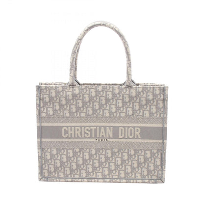 Dior Tote Book Gray Canvas