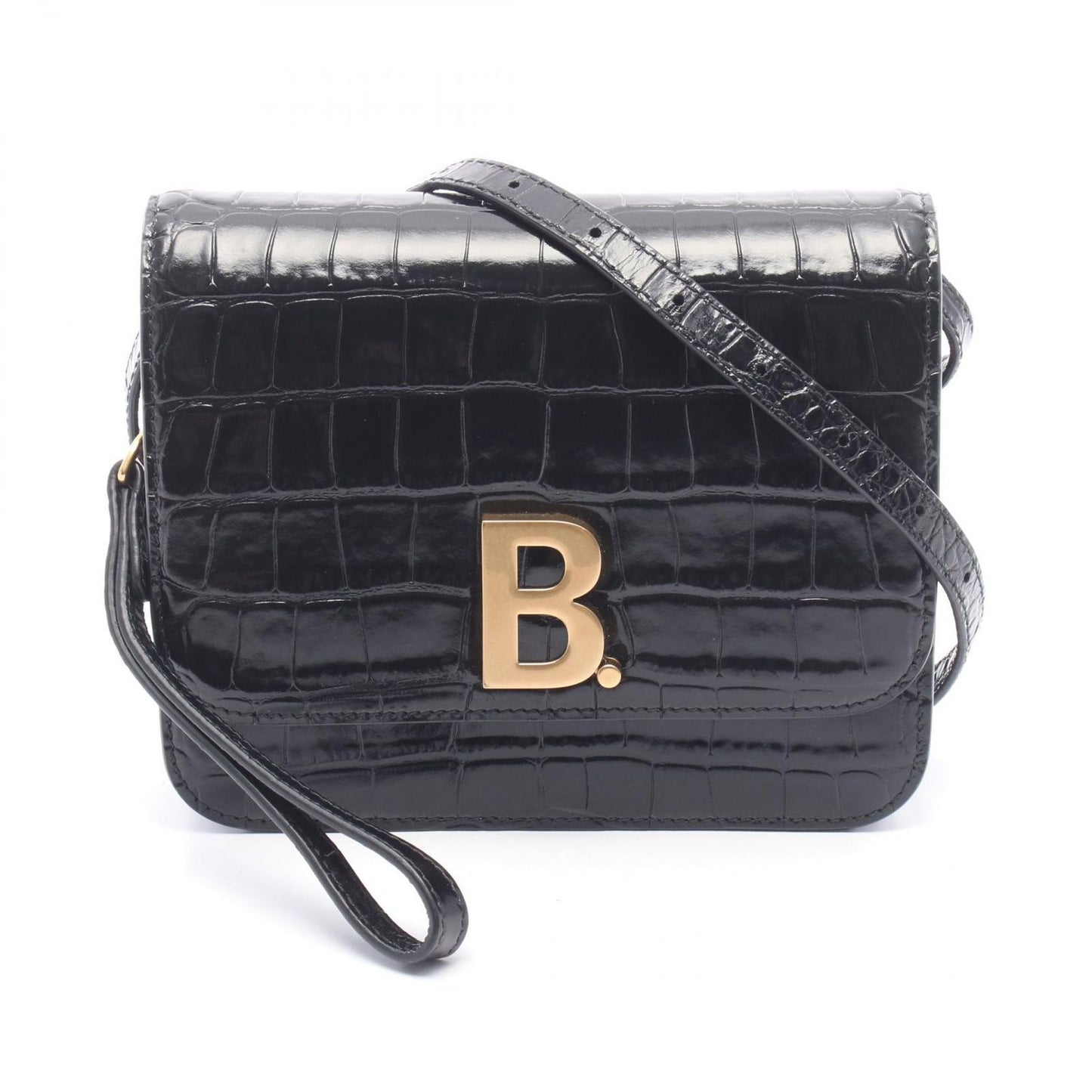 Balenciaga Shoulder Bag Bi Dot Croco