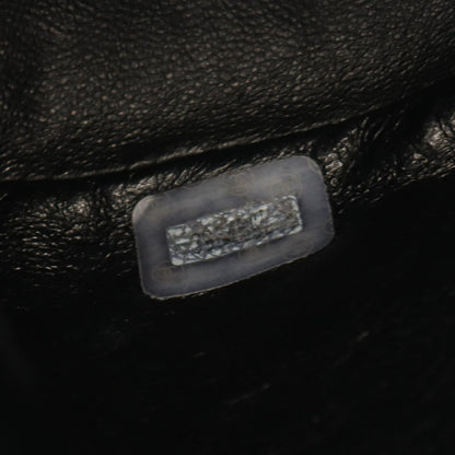 Chanel Backpack Quilted Black Lambskin Double Turnlock Chain — view 5