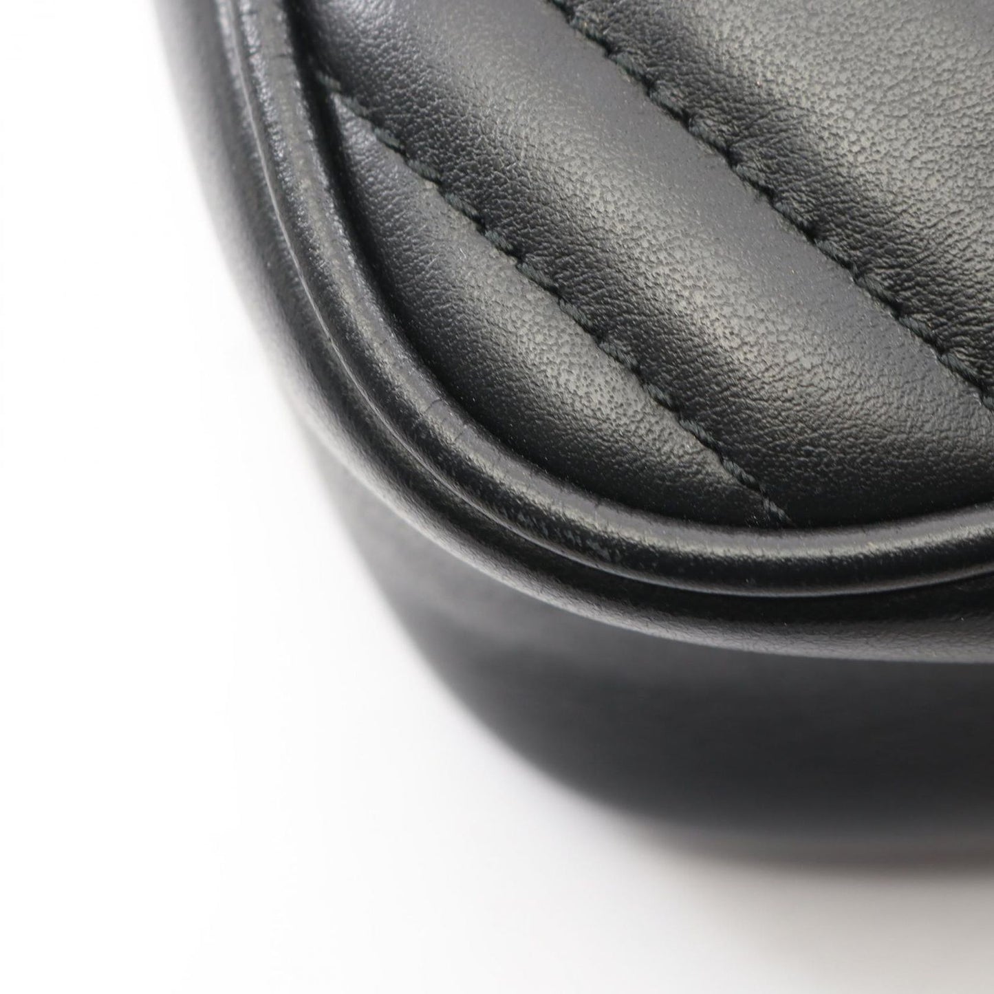 Gucci Shoulder Bag GG Marmont Black Leather — view 7
