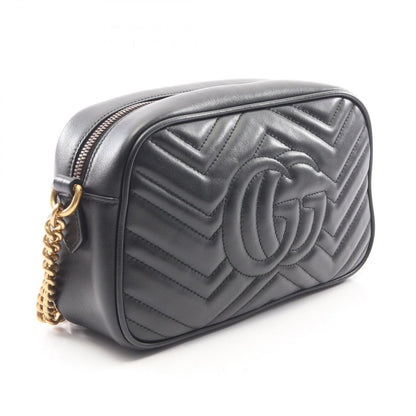 Gucci Shoulder Bag GG Marmont Black Leather — view 2