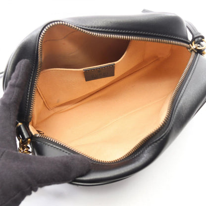 Gucci Shoulder Bag GG Marmont Black Leather — view 3