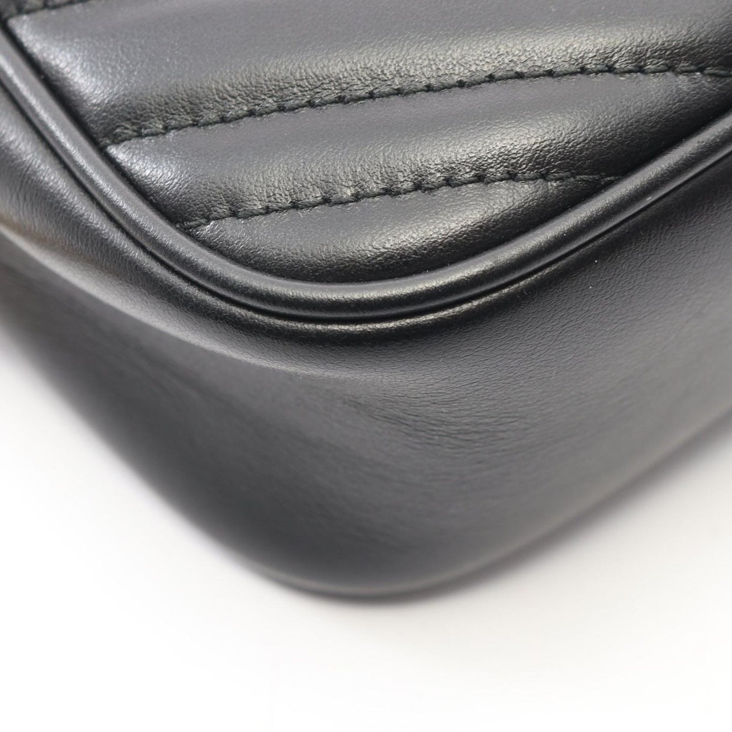 Gucci Shoulder Bag GG Marmont Black Leather — view 6