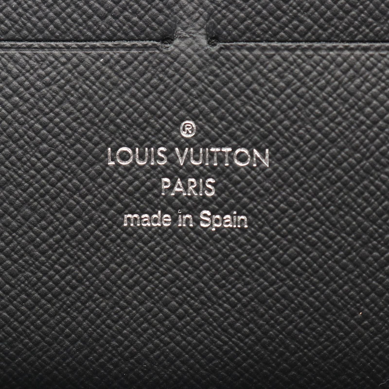 Louis Vuitton Round Wallet Zippy Organizer NM Noir Leather — view 5