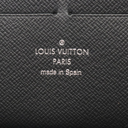 Louis Vuitton Round Wallet Zippy Organizer NM Noir Leather — view 5
