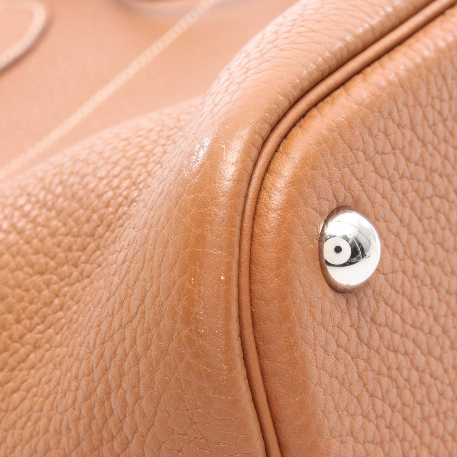 Hermes Handbag Bolide 31 2-Way Gold Leather — view 6