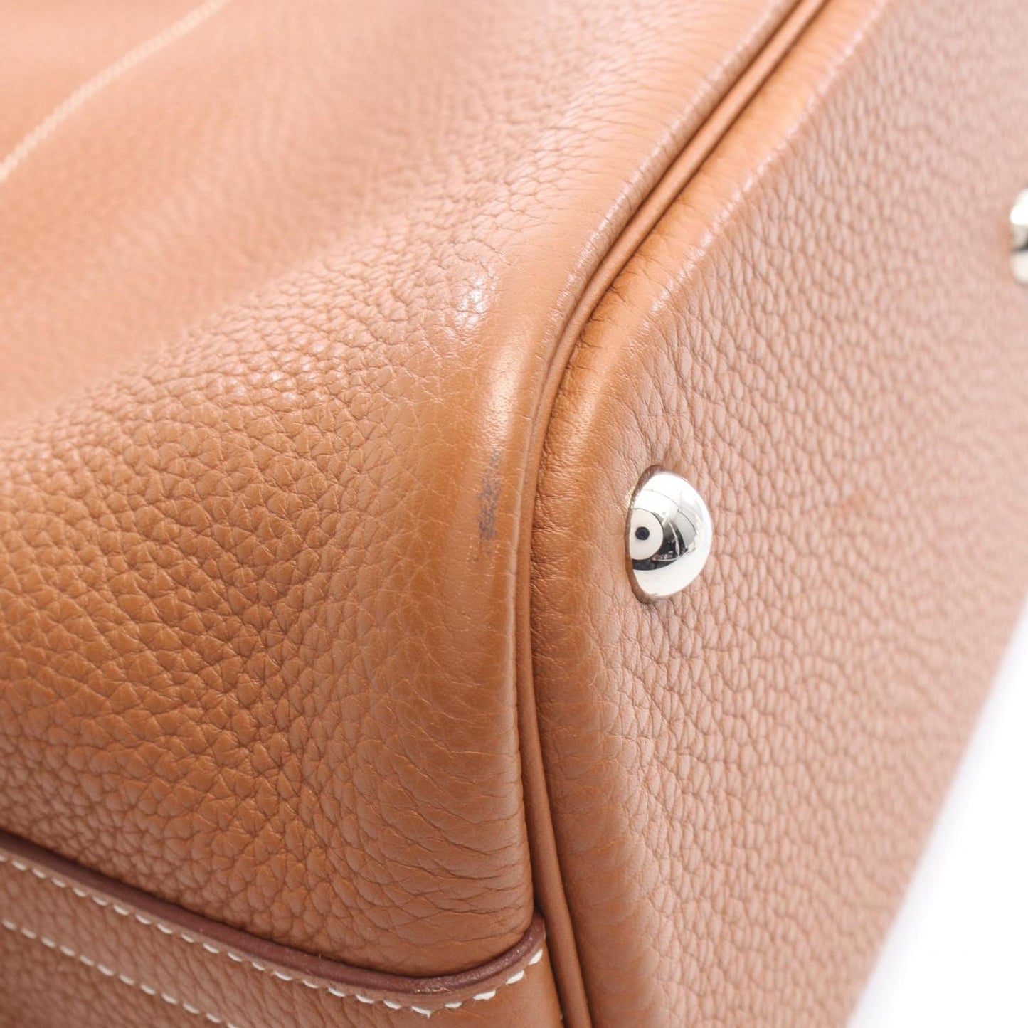 Hermes Handbag Bolide 31 2-Way Gold Leather — view 7