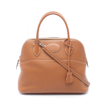 Hermes Handbag Bolide 31 2-Way Gold Leather